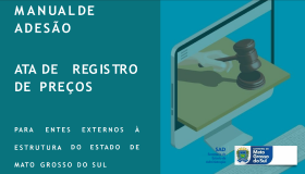 Capa Manual de Adesão Ata de Registro de Preços para Entes Externos.