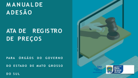 Capa Manual de Adesão Ata de Registro de Preços.